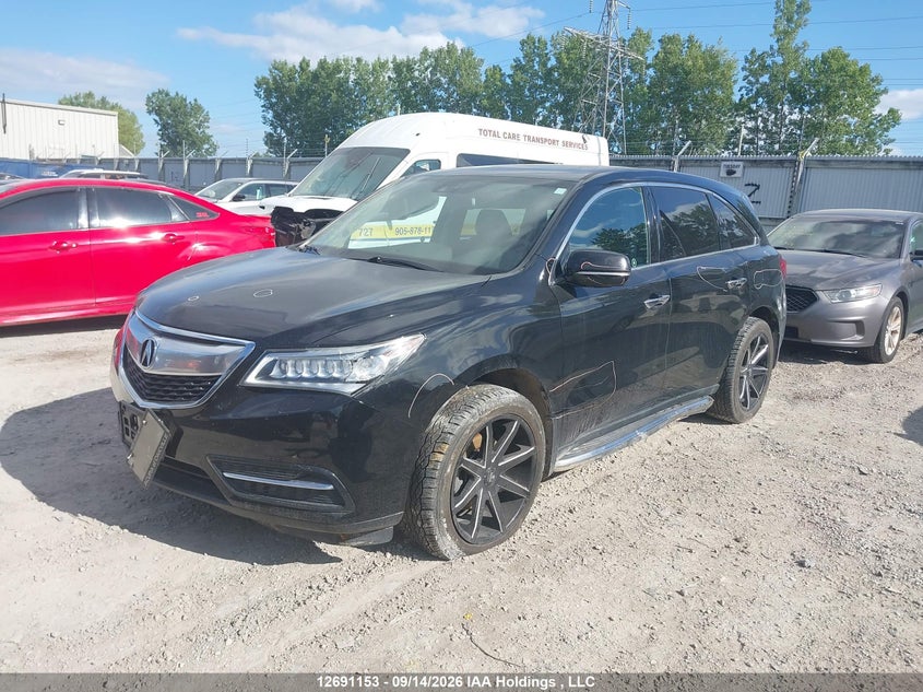 Vin: 5fryd4h47eb506132, lot: 3095991, acura mdx 20142