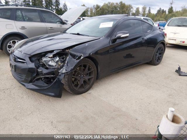 Vin: kmhht6kd7eu116028, lot: 3096001, hyundai genesis coupe 2.0t 20143