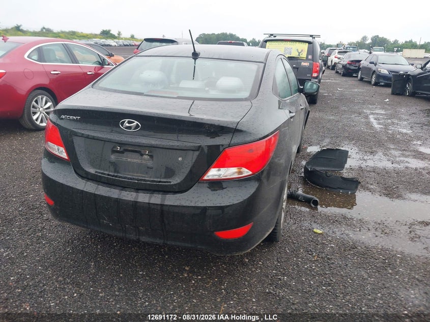 Vin: kmhct4ae6hu322289, lot: 3096010, hyundai accent gl 20174