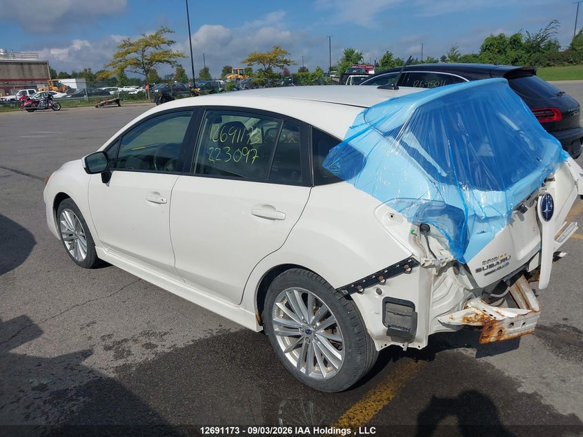 Vin: jf1gpal63fh223097, lot: 3096011, subaru impreza premium 20153