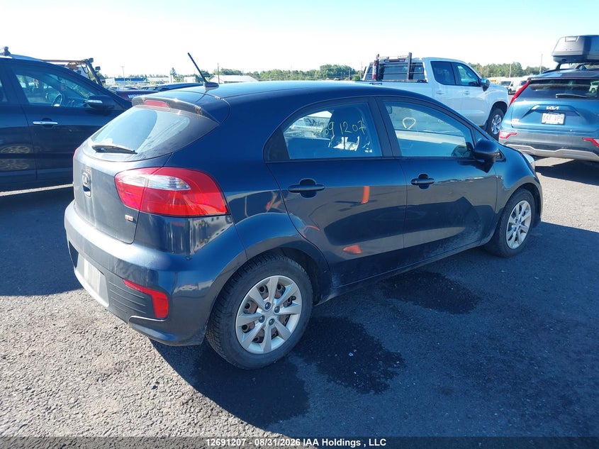 Vin: knadm5a30g6554624, lot: 3096046, kia rio lx 20164