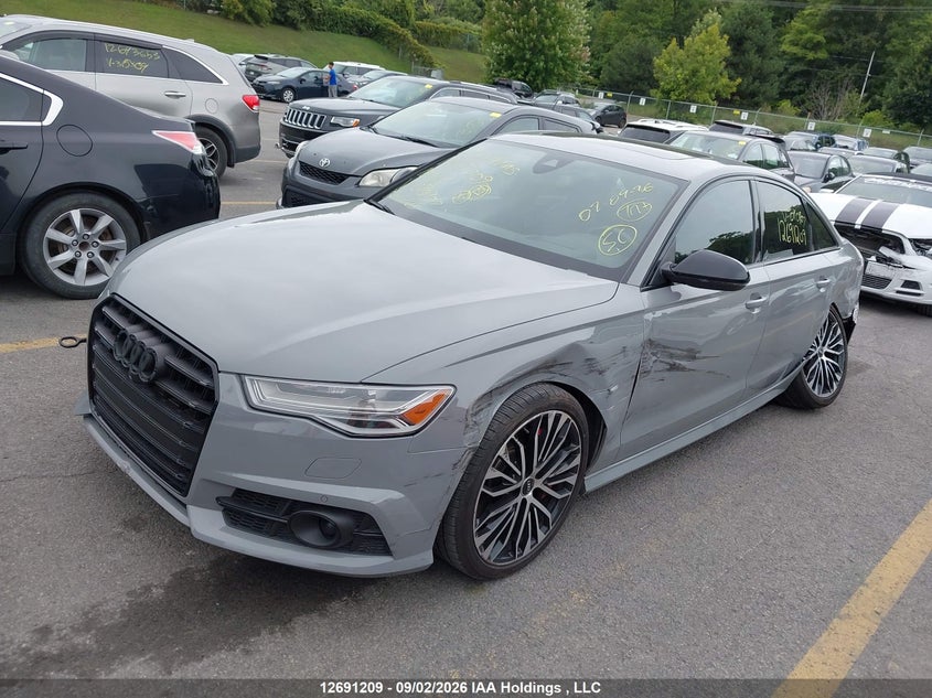 2018 Audi A6, Left Rear, IAAI, VIN WAUJ3AFC0JN040907 — photo 2