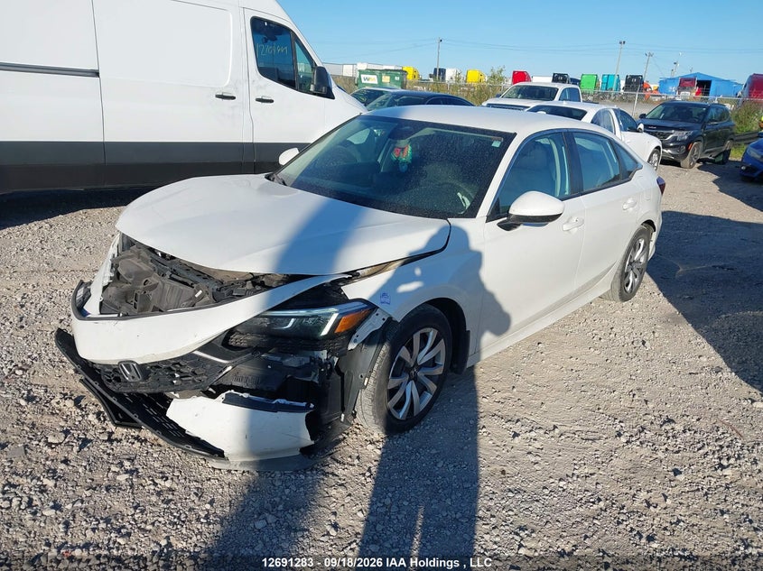 Vin: 2hgfe2f22sh102304, lot: 3096122, honda civic lx 20252