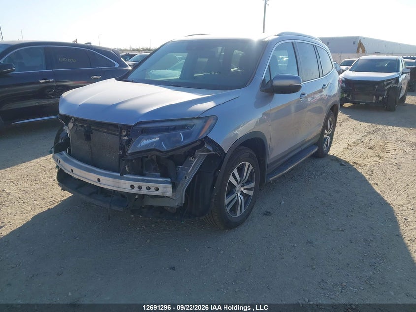 2016 Honda Pilot, Удар спереду, IAAI, VIN 5FNYF6H51GB508588 — фото 2