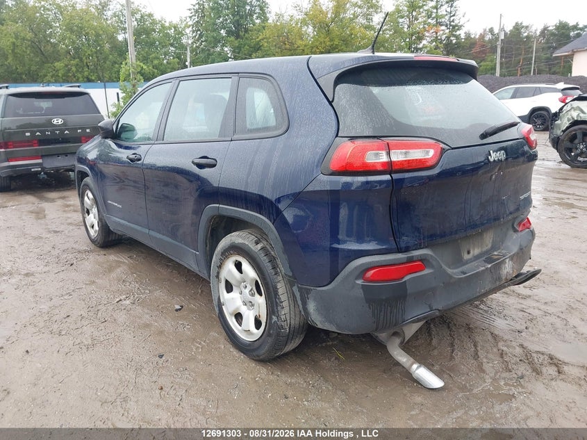 Vin: 1c4pjlasxew120096, lot: 3096144, jeep cherokee sport 20143