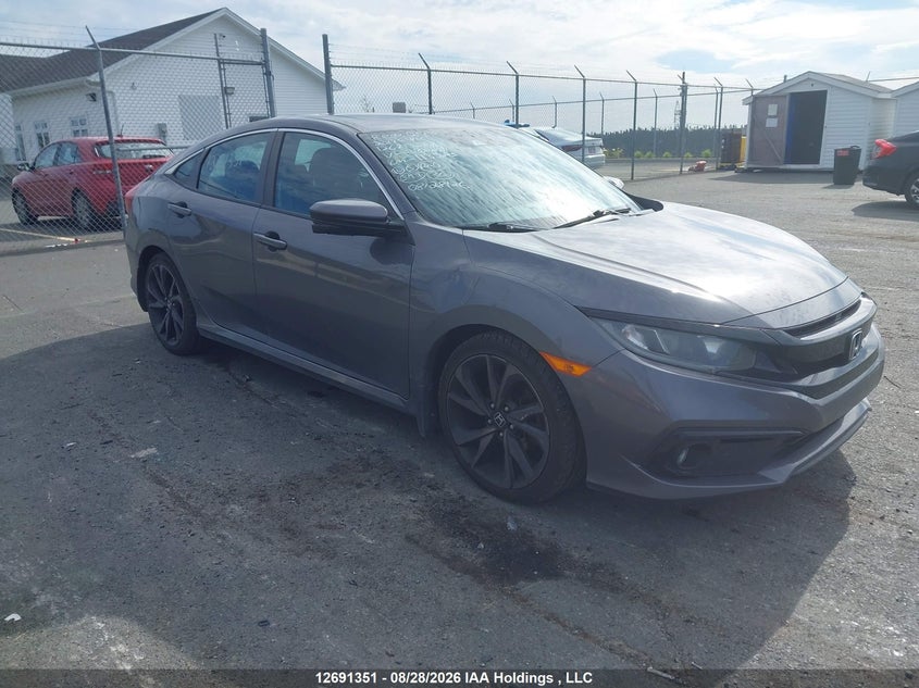 Vin: 2hgfc2f86kh013118, lot: 3096192, honda civic sport 20191