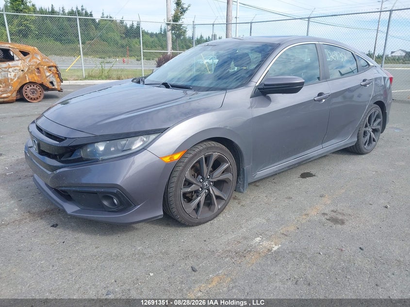 Vin: 2hgfc2f86kh013118, lot: 3096192, honda civic sport 20192