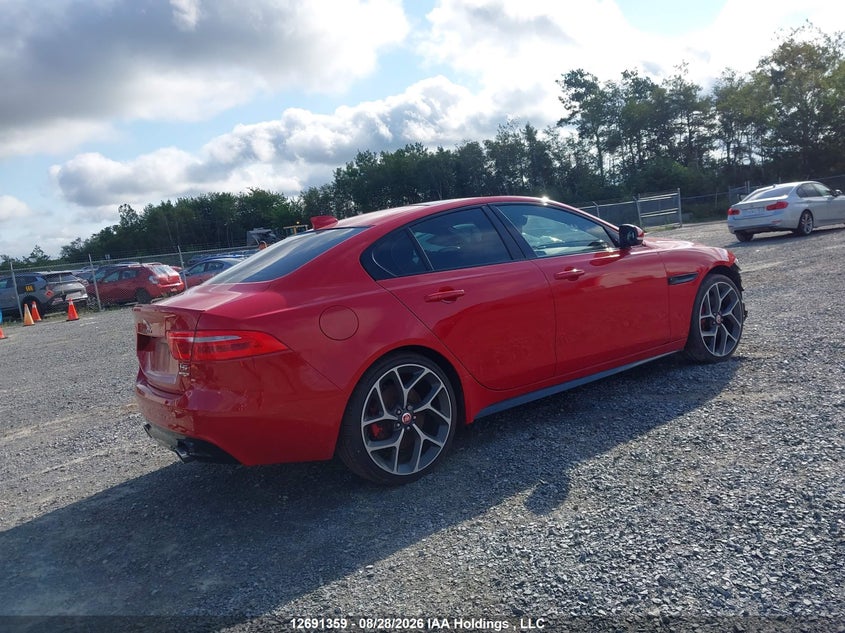 Vin: sajam4fv7jcp37653, lot: 3096200, jaguar xe s 20184