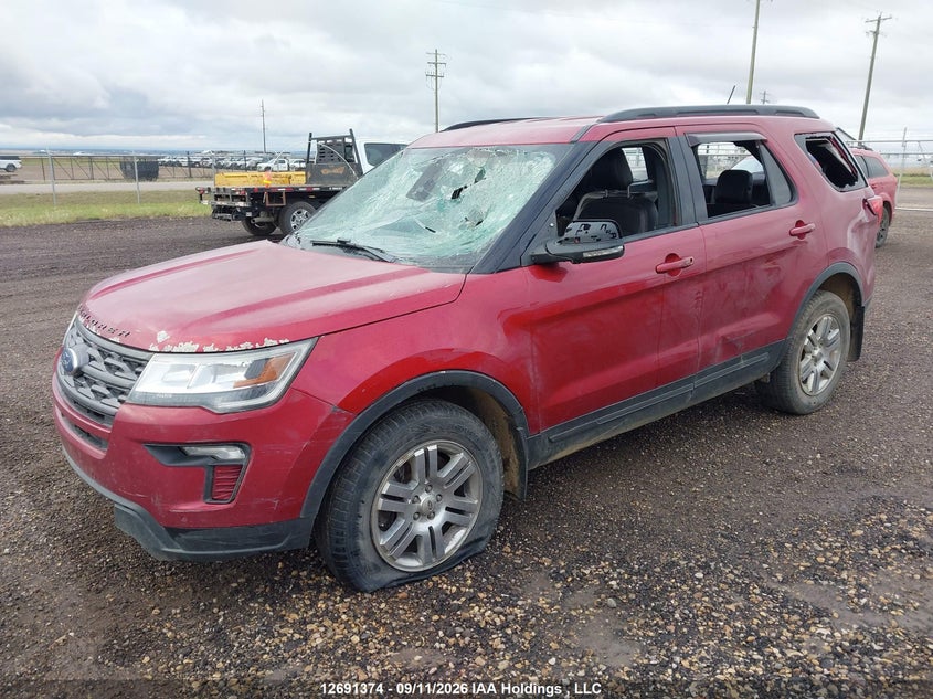 Vin: 1fm5k8d87jga74342, lot: 3096216, ford explorer xlt 20182