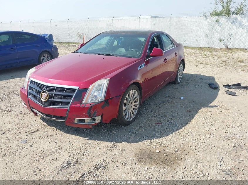 2008 Cadillac CTS, Удар спереди, IAAI, VIN 1G6DP57V380108915 — фото 2