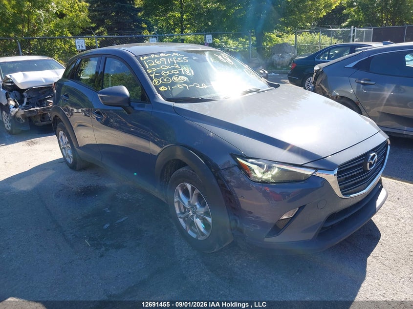 2022 Mazda Cx-3 Touring, Левый бок, IAAI, VIN JM1DKFC74N1602781