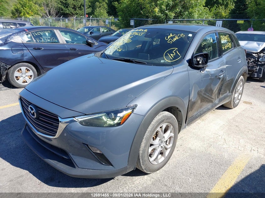 Vin: jm1dkfc74n1602781, lot: 3096317, mazda cx-3 touring 20222