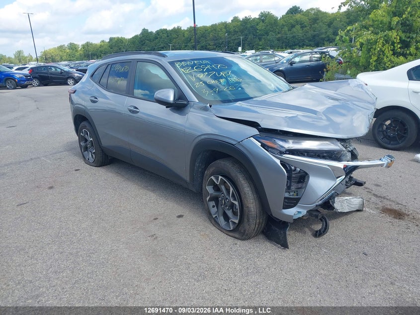 2025 Chevrolet Trax Lt Fwd, Engine, IAAI, VIN KL77LHE21SC077487