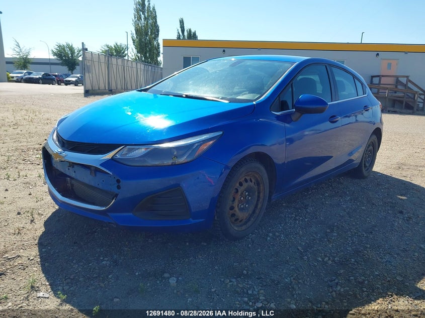 Vin: 3g1be6sm1ks625525, lot: 3096342, chevrolet cruze lt 20192