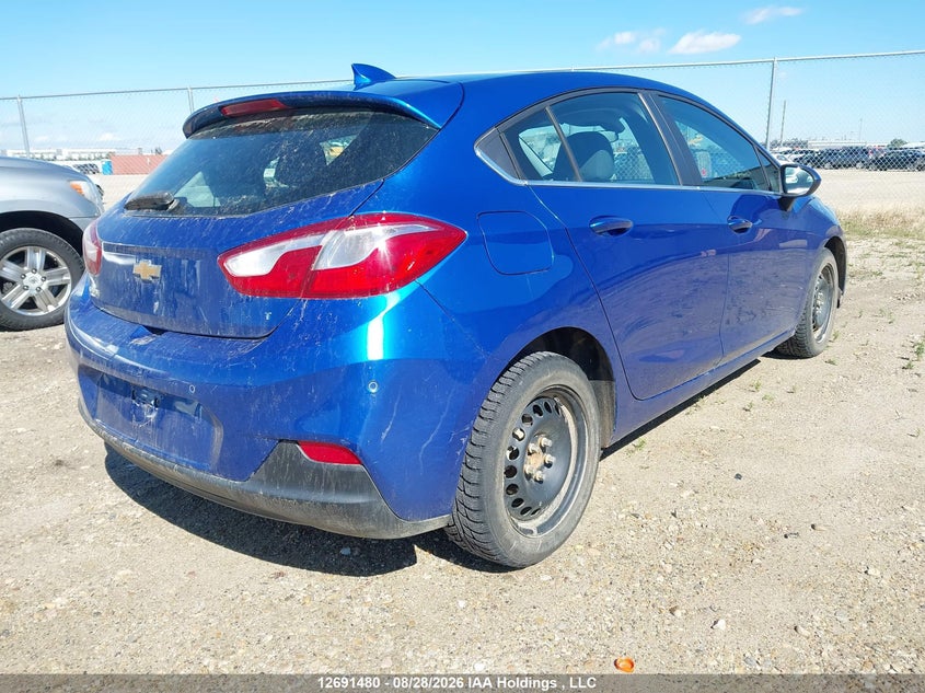 Vin: 3g1be6sm1ks625525, lot: 3096342, chevrolet cruze lt 20194