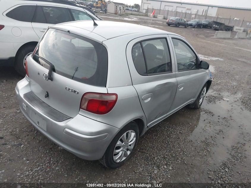 2004 TOYOTA ECHO SEDAN 1.5L I-4 DOHC, VVT, REGULAR , 108HP