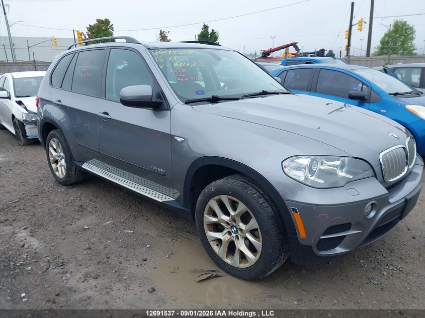 2013 BMW X5 xDrive35D, Rear, IAAI, VIN 5UXZW0C54D0B94763