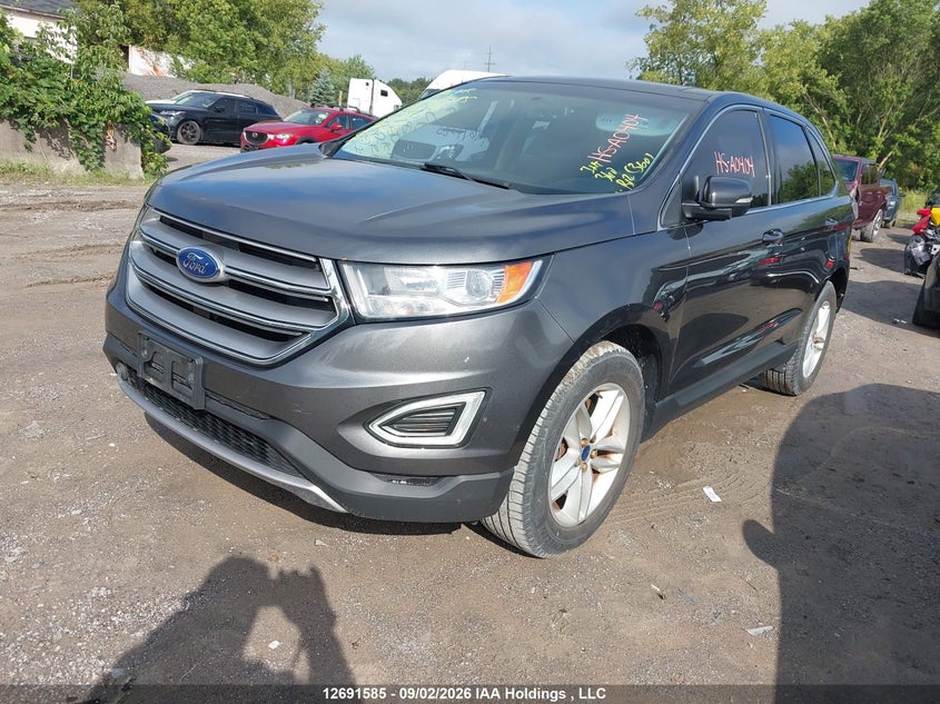 2017 Ford Edge, Удар сзади, IAAI, VIN 2FMPK4J9XHBC18708 — фото 2
