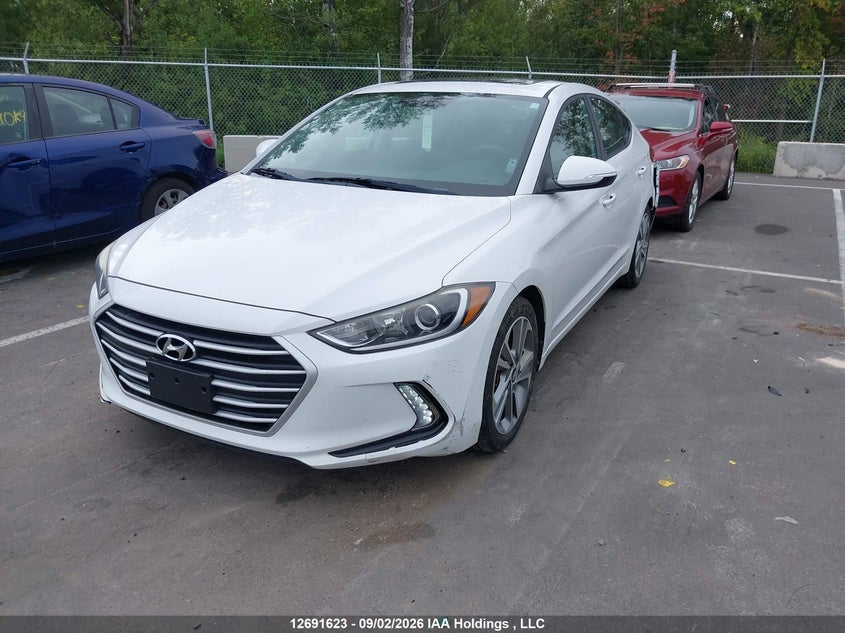 Vin: kmhd84lf6hu405362, lot: 3096489, hyundai elantra gls 20172