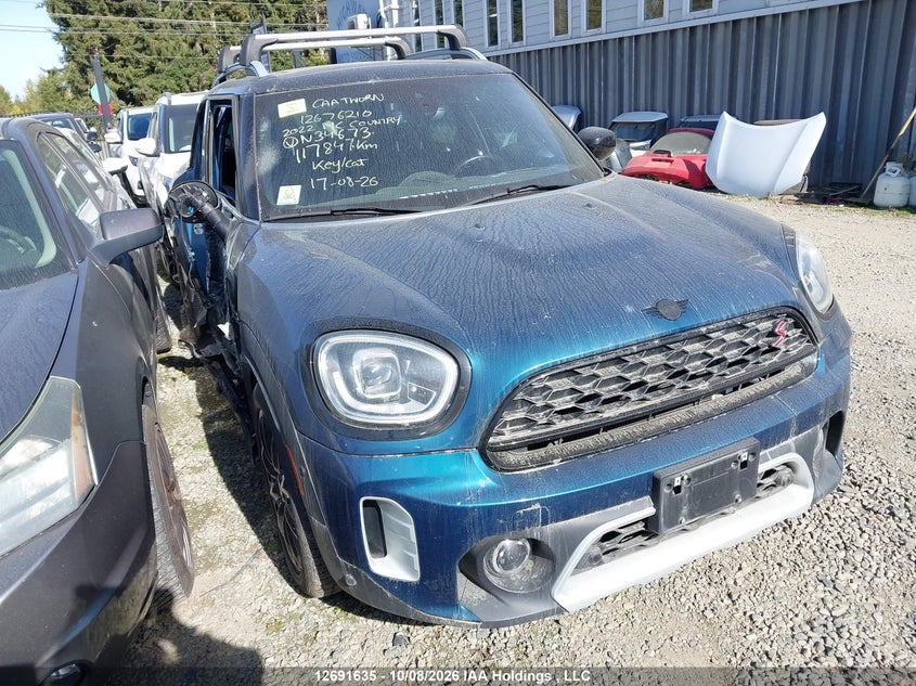 2022 Mini Countryman Cooper S, Right Side, IAAI, VIN WMZ83BR03N3N34673