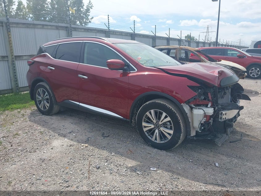 2023 Nissan Murano Sv, Front, IAAI, VIN 5N1AZ2BS1PC108099