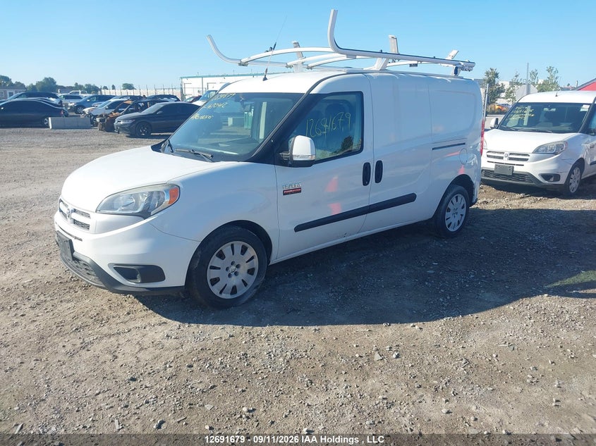 2017 RAM ProMaster City, Левый бок, IAAI, VIN ZFBERFDB3H6G30412 — фото 2