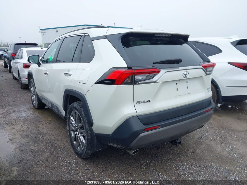 Vin: 2t3d1rfv4kc045030, lot: 3096564, toyota rav4 limited 20193