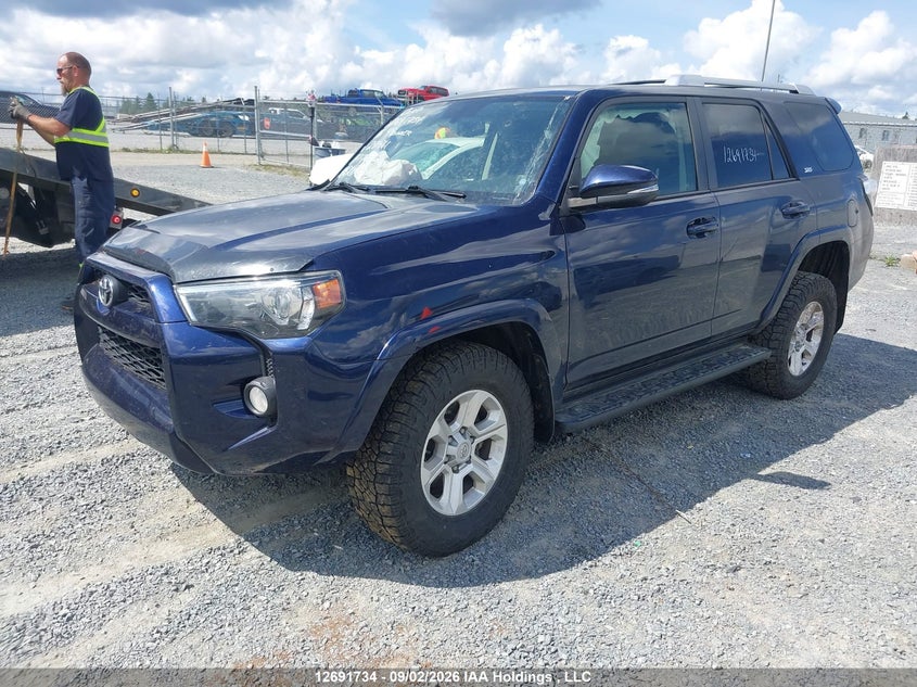 Vin: jtebu5jr7g5281861, lot: 3096602, toyota 4runner sr5 20162