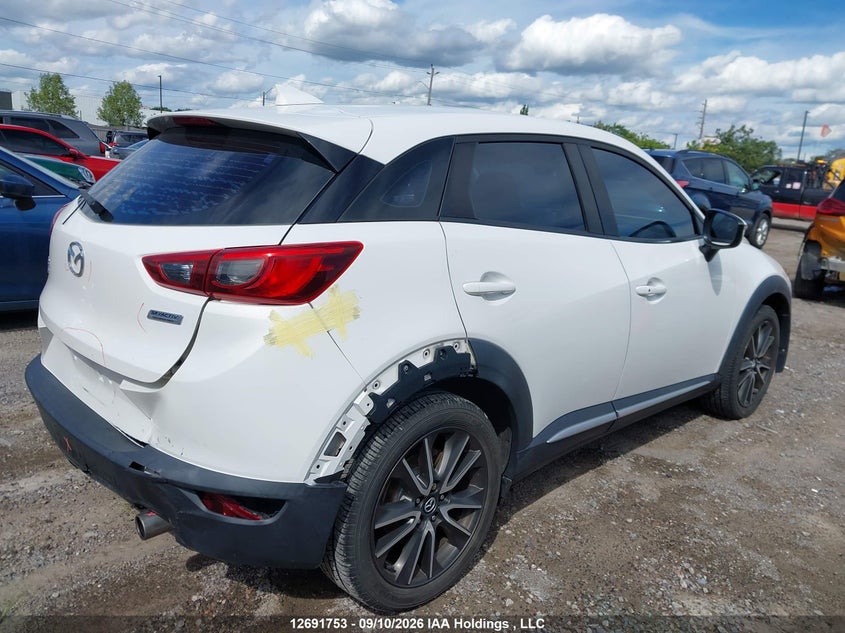 Vin: jm1dkbd75g0105514, lot: 3096621, mazda cx-3 gt 20164