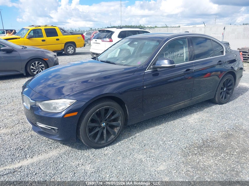 2014 BMW 3er, Front, IAAI, VIN WBA3B3C55EJ981974 — photo 2