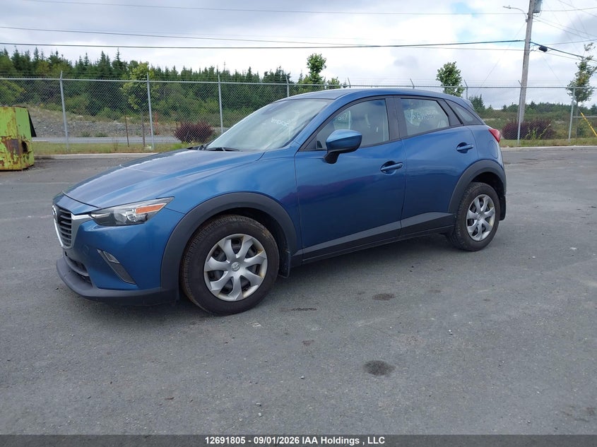 2018 Mazda CX-3, Front, IAAI, VIN JM1DKFB78J1303046 — photo 2