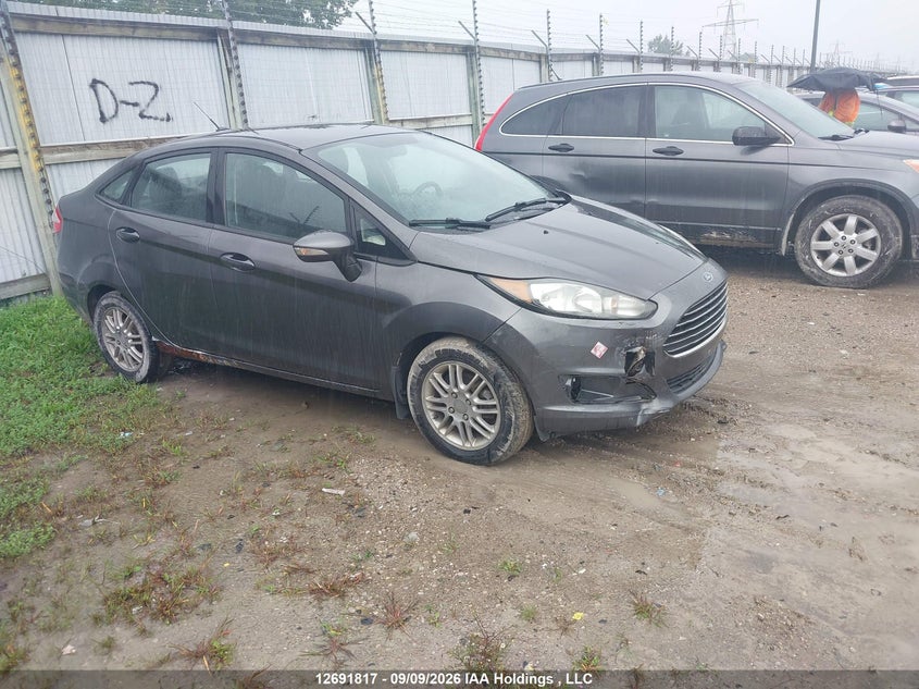 2015 Ford Fiesta Se, Удар спереду, IAAI, VIN 3FADP4BJXFM154155