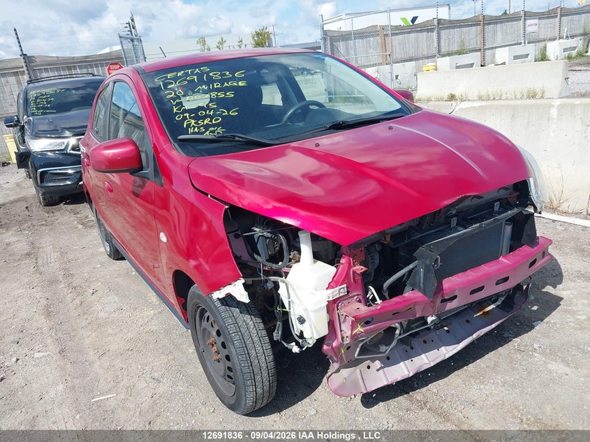 Vin: ml32a3hj6lh007855, lot: 3096709, mitsubishi mirage es 2020 img_1