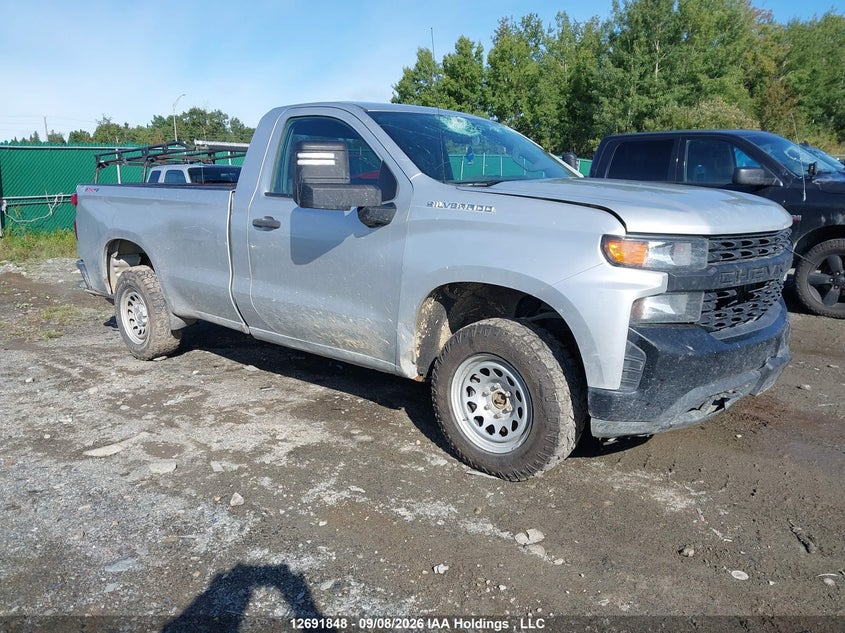 2020 Chevrolet Silverado 1500 Work Truck, Left Side, IAAI, VIN 3GCNYAEFXLG134533