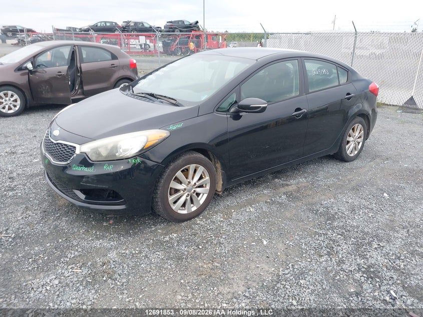 Vin: knafx4a63e5082619, lot: 3096726, kia forte lx 20142