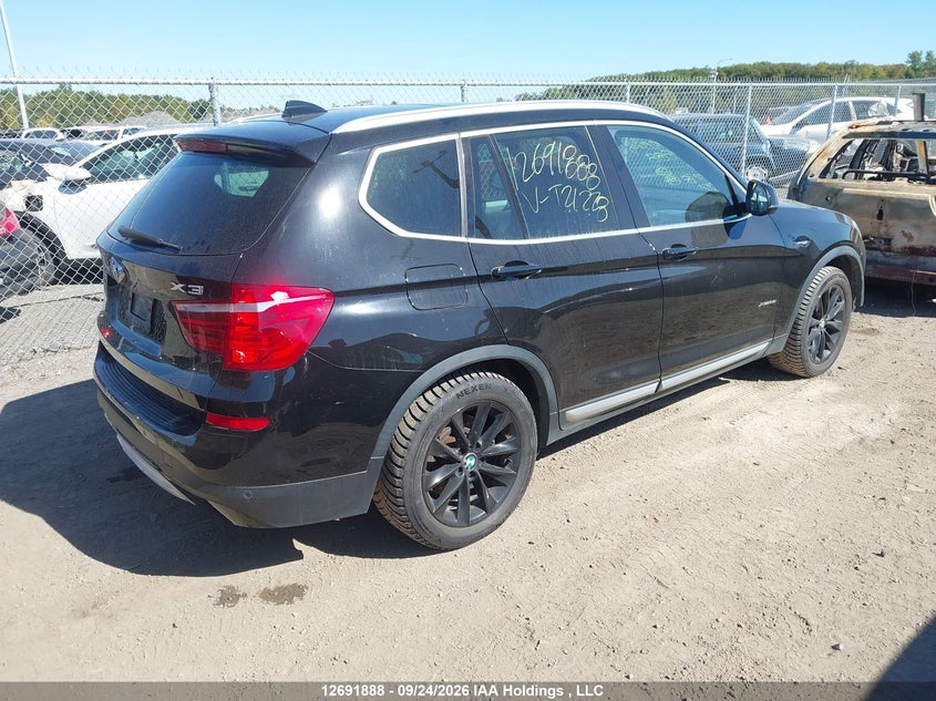 Vin: 5uxwx9c31h0t21278, lot: 3096761, bmw x3 xdrive28i 20174