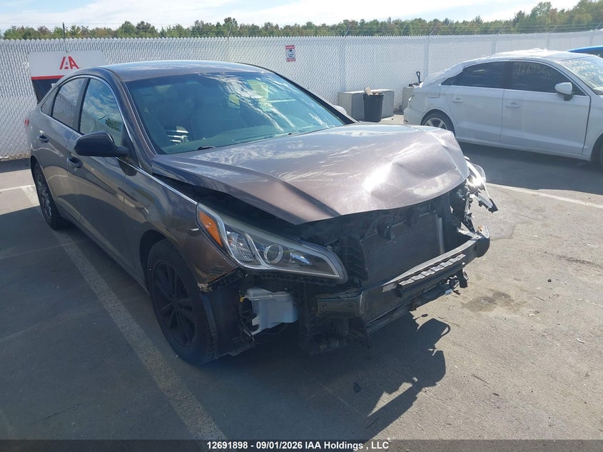 2015 Hyundai Sonata, Front, IAAI, VIN 5NPE24AF9FH115914