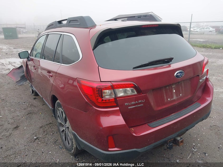 Vin: 4s4bsclc8h3291640, lot: 3096787, subaru outback 2.5i limited 20173