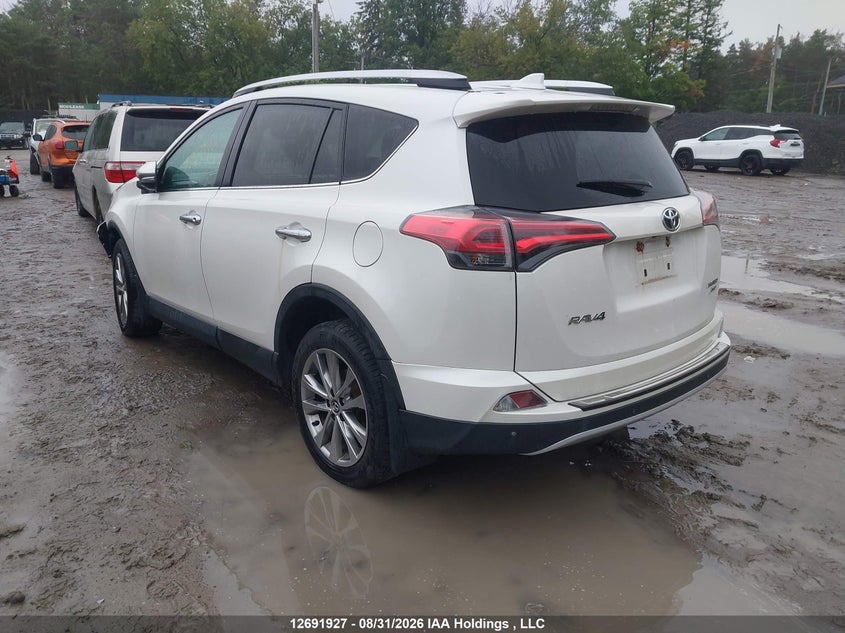 Vin: 2t3dfrev6gw488630, lot: 3096800, toyota rav4 limited 20163