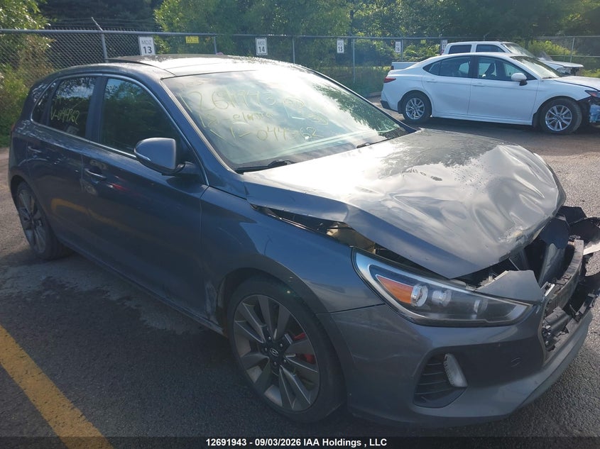 Vin: kmhh55lc3ju044362, lot: 3096816, hyundai elantra gt sport 2018 img_1