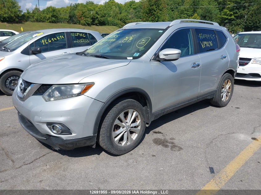 2016 Nissan Rogue, Удар ззаду, IAAI, VIN 5N1AT2MV1GC891496 — фото 2