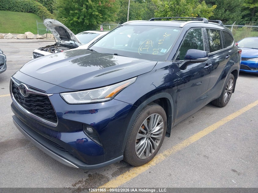 Vin: 5tdfzrbh1ms107858, lot: 3096838, toyota highlander limited 20212