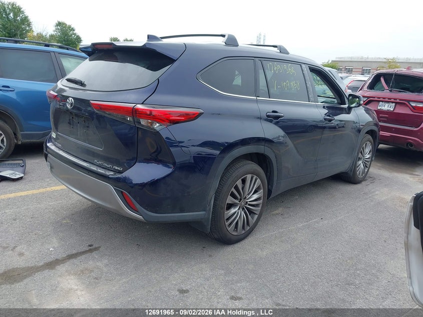 Vin: 5tdfzrbh1ms107858, lot: 3096838, toyota highlander limited 20214
