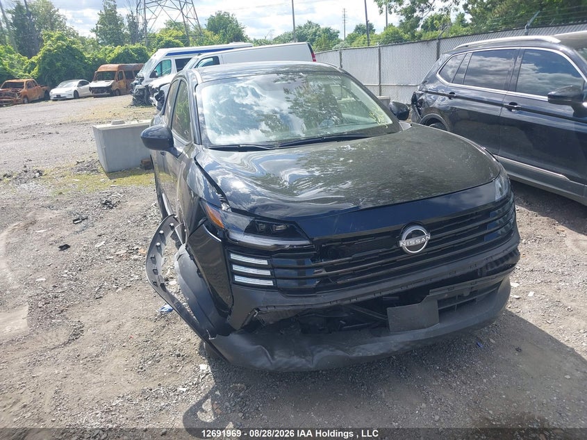 2026 Nissan Kicks Sv, Удар спереду, IAAI, VIN 3N8AP6CB6TL390405