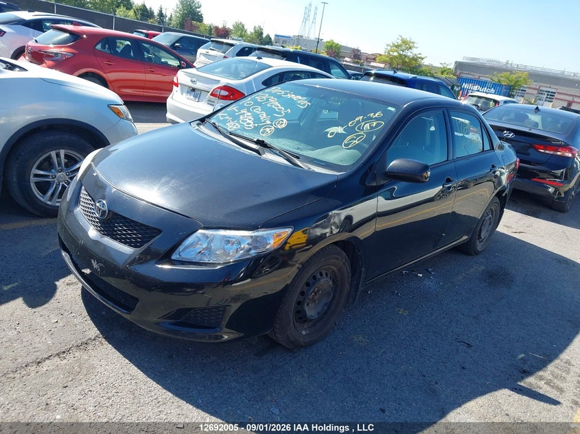 2010 Toyota Corolla, Rear Window, IAAI, VIN 2T1BU4EE3AC431805 — photo 2