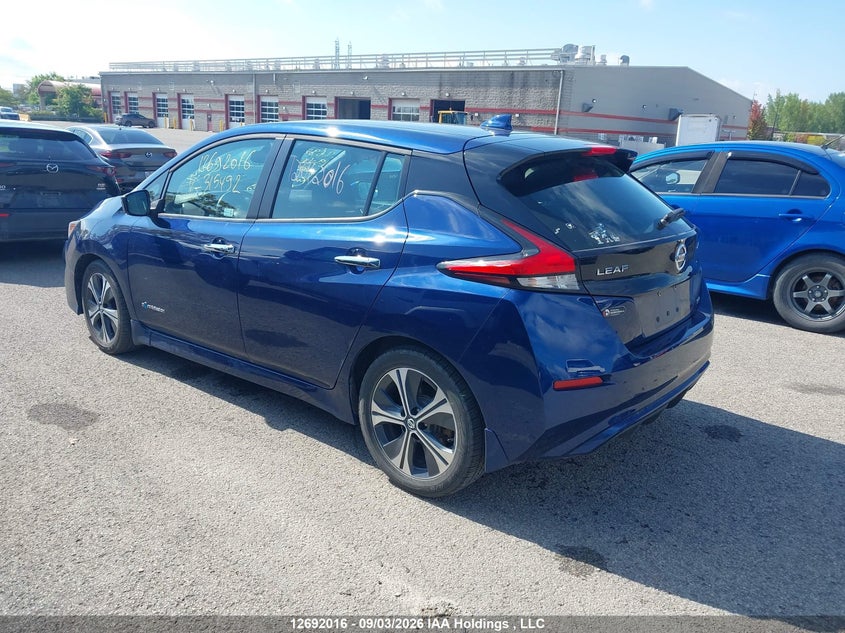 Vin: 1n4az1cp9kc315492, lot: 3096889, nissan leaf sv 20193