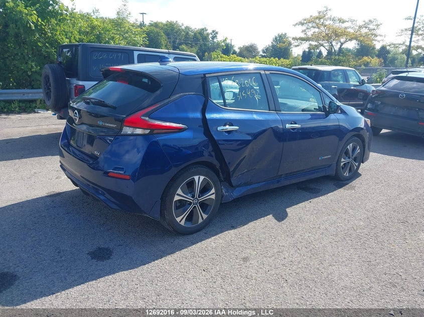 Vin: 1n4az1cp9kc315492, lot: 3096889, nissan leaf sv 20194