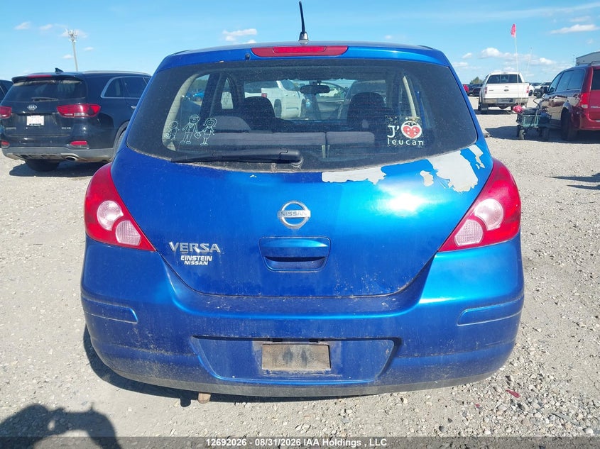 2009 NISSAN VERSA HATCHBACK 1.8L I-4 DOHC, VVT, REGULAR , 122HP