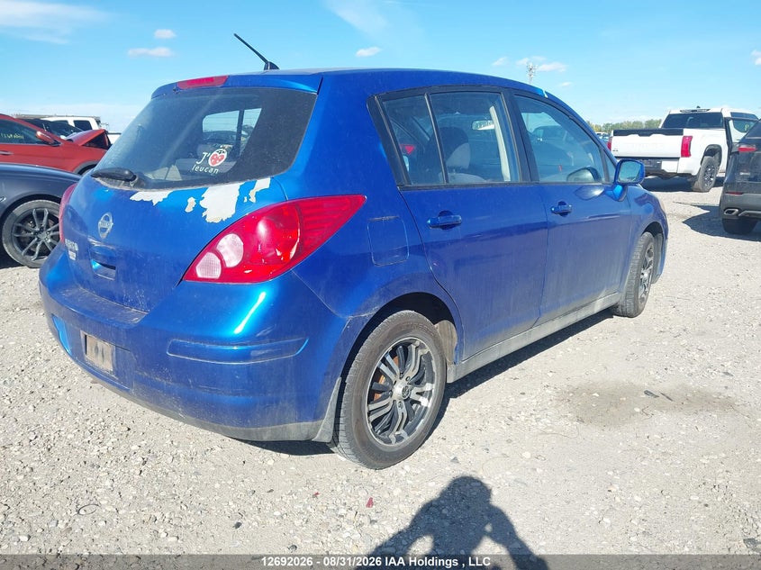 2009 NISSAN VERSA HATCHBACK 1.8L I-4 DOHC, VVT, REGULAR , 122HP