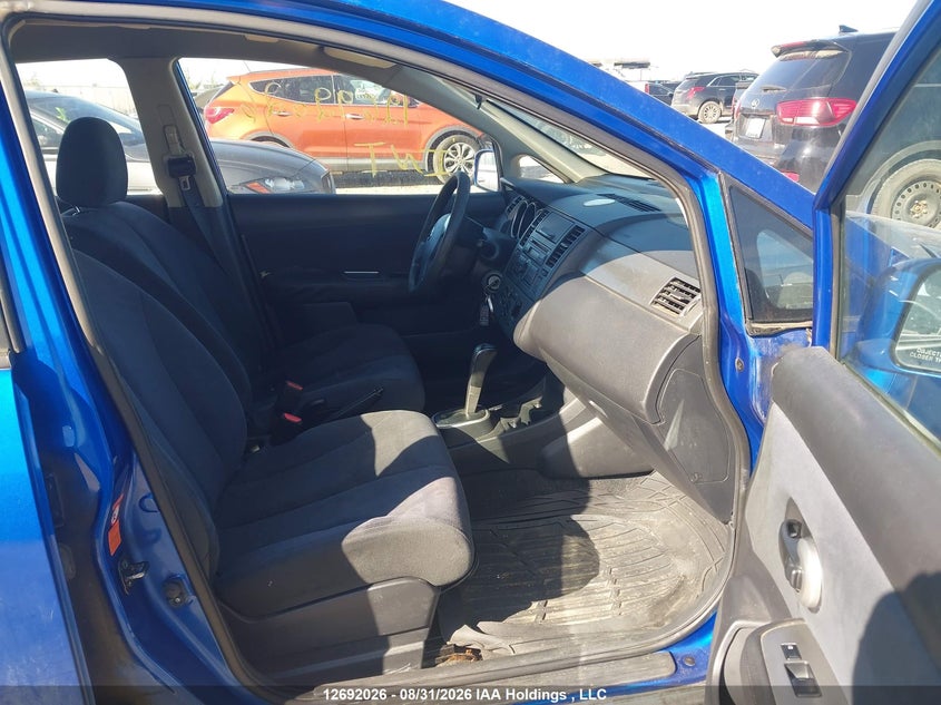 2009 NISSAN VERSA HATCHBACK 1.8L I-4 DOHC, VVT, REGULAR , 122HP
